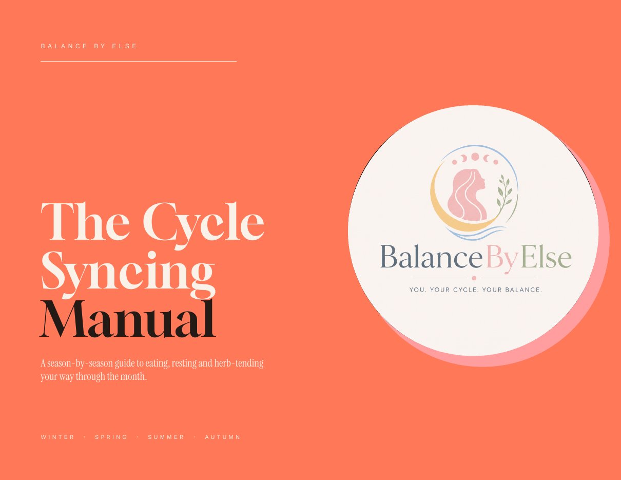 The Cycle Syncing Manual book cover